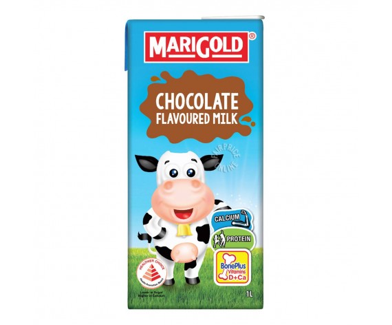 MARIGOLD UHT MILK | CHOCOLATE | 1LTR/PKT | 万寿菊全脂巧克力牛奶 | ＭＹ