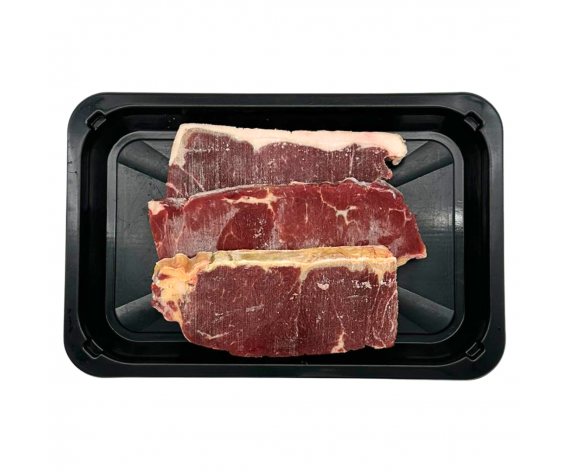 PRIME AGED | GRASS FED BEEF STRIPLOIN SLICED | STEAK CUT 2CM | 3PCS | 500-550G | 特级纽西兰草饲西冷牛排 | NZ