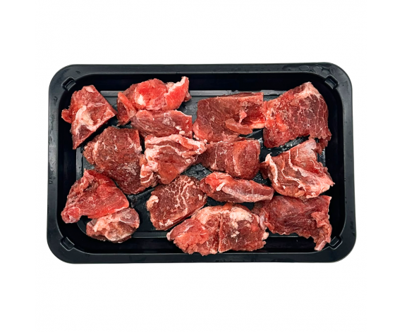 BEEF CHEEK CUBE BONELESS | 4X4X4CM | 500G | 牛面颊肉切块 | NON HALAL | ES