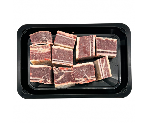 GRASS-FED | BEEF SHORT RIB SLICED | BONE IN | 5X5CM | 1KG/PKT | 纽西兰草饲牛仔骨切5厘米 | NZ