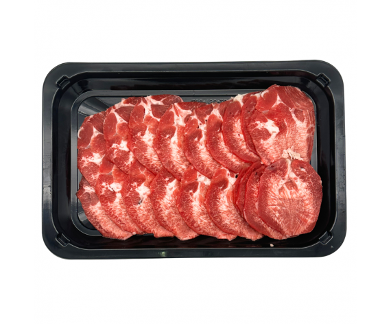 BEEF TONGUE SLICED | SKINLESS | 0.3CM | 250GM/PKT | 去皮牛舌头切片 | BR