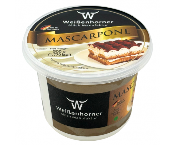 WEIBENHORNER | MASCARPONE | 500G | 马斯卡彭奶油型乳酪 | DE