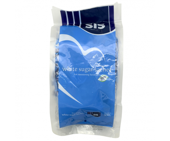 SIS | FINE GRAIN WHITE SUGAR SACHETS | 100'S X 5G | 细粒白砂糖小袋装 | TH
