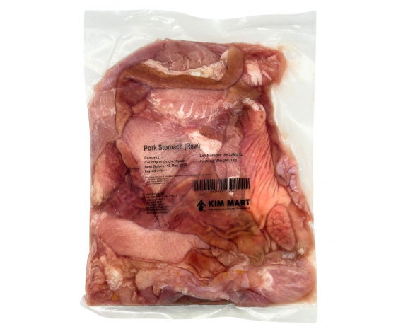 RAW PORK STOMACH | TRIPE | CLEANED | 2-3PCS | 1KG/PKT | 净生猪肚 | ES