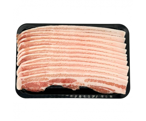 PORK BELLY SKINLESS | SLICED 0.4CM | 1KG/PKT | 去皮三层肉切片 | DK