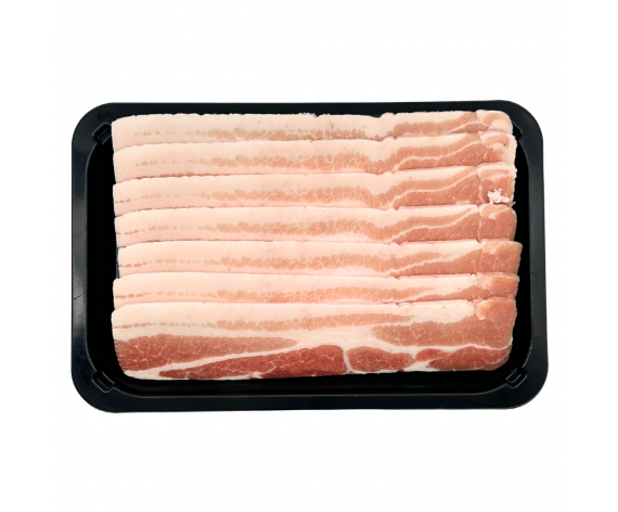 PORK BELLY SKINLESS SLICED | 0.7CM | 1KG/PKT | 去皮三层肉切片 | DE