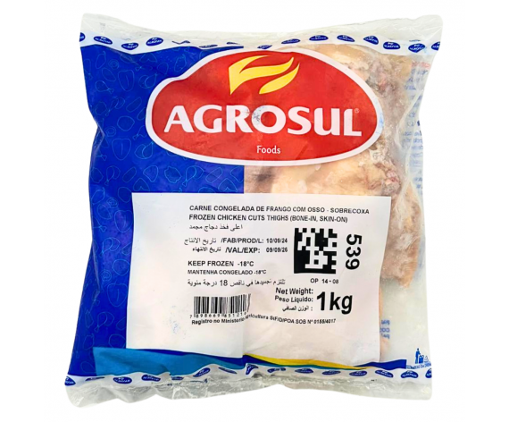 AGROSUL | CHICKEN THIGH BONE IN | 1KG/PKT | 鸡大腿上节 | BR
