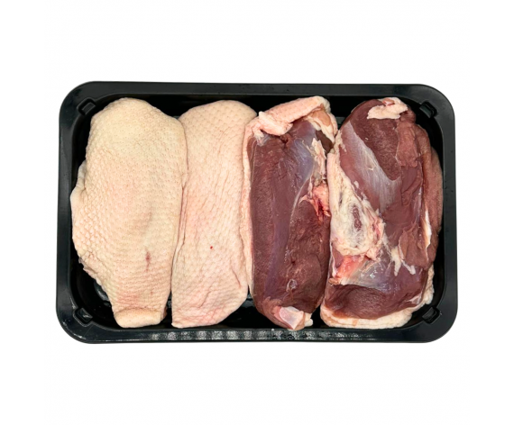 DUCK BREAST BONELESS SKIN ON | 1KG/PKT | 鸭胸肉 | SG