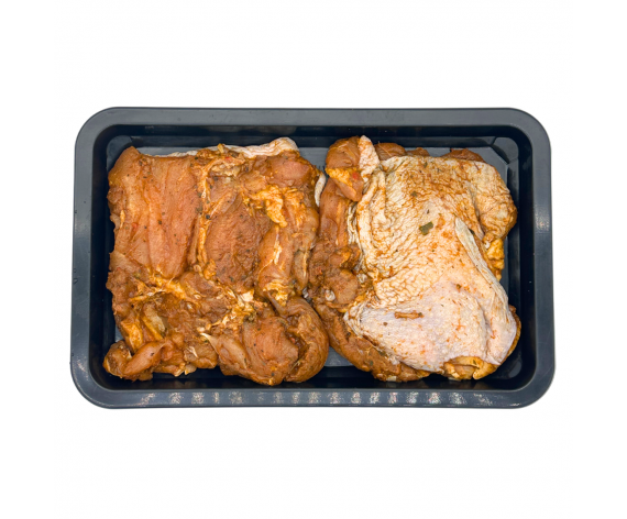 FROZEN MARINATED BONELESS CHICKEN LEGS | CAJUN & HERBS SPICE MIX | 2PCS | 400G | 腌制无骨鸡腿卡津和香草混合香料 | SG