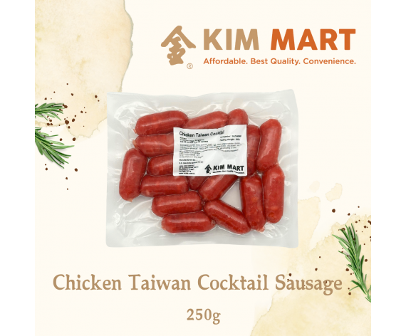 KIM MART | CHICKEN TAIWAN COCKTAIL SAUSAGE | *250G/PKT* | 鸡肉迷你台湾香肠 | SG