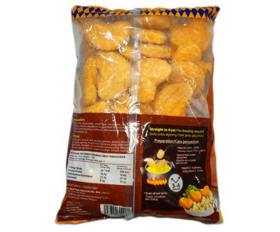 Farm S Best Golden Crumb Chicken Nuggets Breaded 1kg 炸鸡块 My