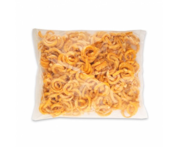 FRENCH FRIES REDSTONE SPIRAL | SKIN ON | CURLY FRIES | 4LBS/PKT | 卷切薯条| US