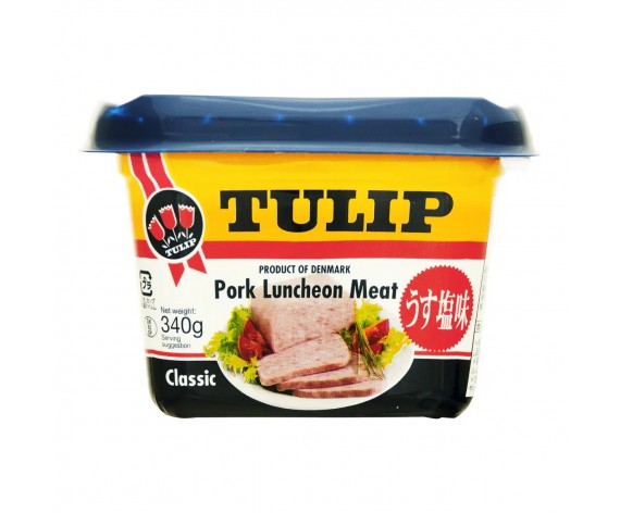 TULIP PORK LUNCHEON MEAT | 340GM | 塑料盒装猪午餐肉 | DK