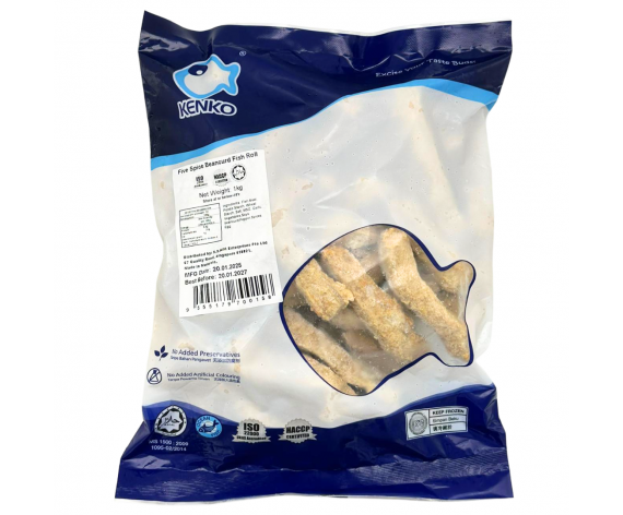 KENKO | FIVE SPICE BEANCURD FISH ROLL | 1KG/PKT| 五香卷 | MY