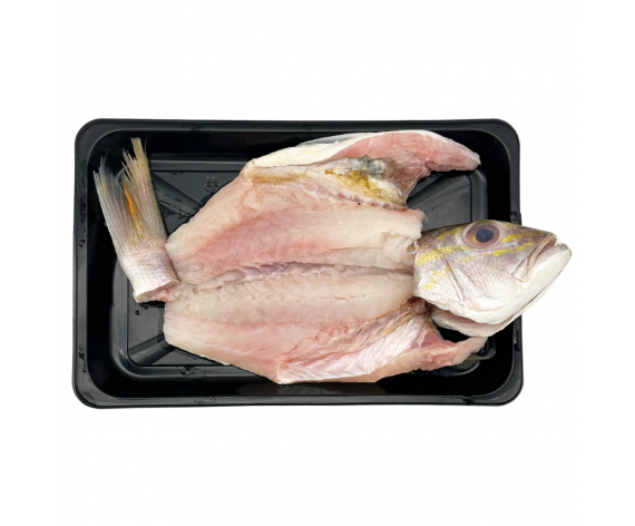 FRESH FROZEN RED SEA BREAM GUTTED | SCALE OFF & REMOVE CENTER BONE | 500-700G | 鲜冻红哥里鱼-开背,去鳞,去骨 | SG