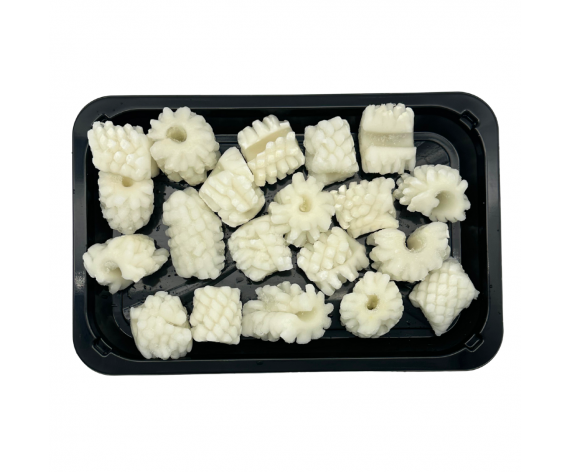 FROZEN SQUID | FLOWER CUT | 30% ICE GLAZING | 1KG/PKT | 冷冻花切鱿鱼 | CN