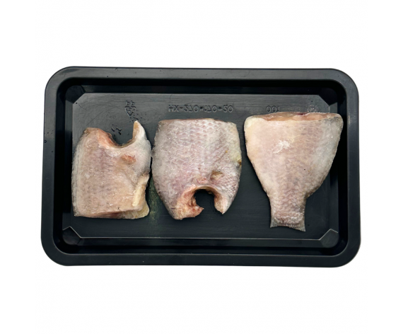 BLACK TILAPIA STEAK PORTION | GUTTED | 30% ICE GLAZING | 80-100G | 1KG | 去肚吴郭鱼切块 | VN