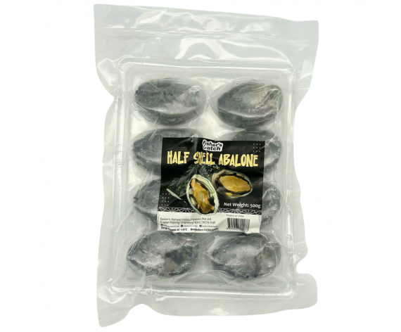 FISHER'S CATCH | HALF SHELL ABALONE | 8PCS | 500GM/PKT | 8头鲍鱼 | CN