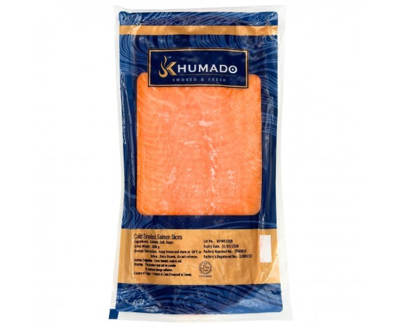 HUMADO | SKINLESS SMOKED SALMON PRE-SLICED | 1KG/PKT | 冷熏鲑鱼片 | TW