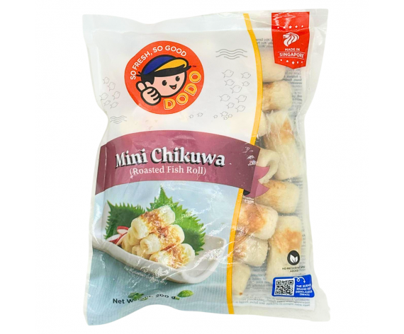 DODO MINI CHIKUWA | 18-20PCS | 200GM/PKT | 嘟嘟牌烧竹卷 | SG