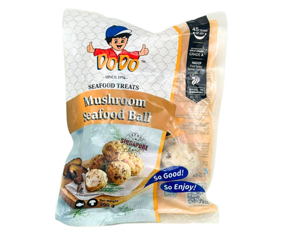 DODO MUSHROOM SEAFOOD BALL | 9PCS | 200GM/PKT | 嘟嘟牌香菇海鲜丸 | SG