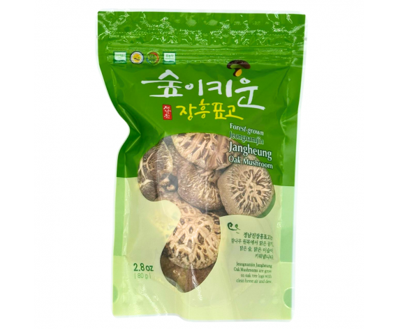 KOREAN DRIED SHIITAKE MUSHROOM HYANGSIN | 100% NATURE | 80G | 韩国正南津长兴橡菇 | KR