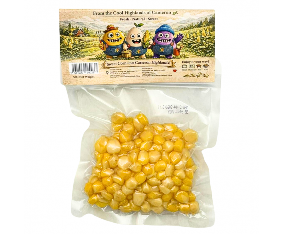 PEARL SWEET CORN KERNEL | NATURAL FARE | 80G/PKT | 金马伦珍珠玉米粒 | MY