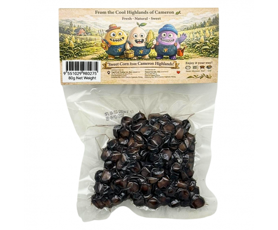 PURPLE SWEET CORN KERNEL | NATURAL FARE | 80G/PKT | 金马伦紫色玉米粒 | MY