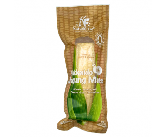 HOKKAIDO WHITE SWEET CORN | 100% CROWN IN CAMERON HIGHLANDS | 250G*1PCS/PKT | 金马伦白玉米棒 | MY