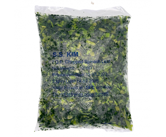FROZEN SPINACH | CHOPPED  | 1KG  | 冷冻菠菜切段  | CN